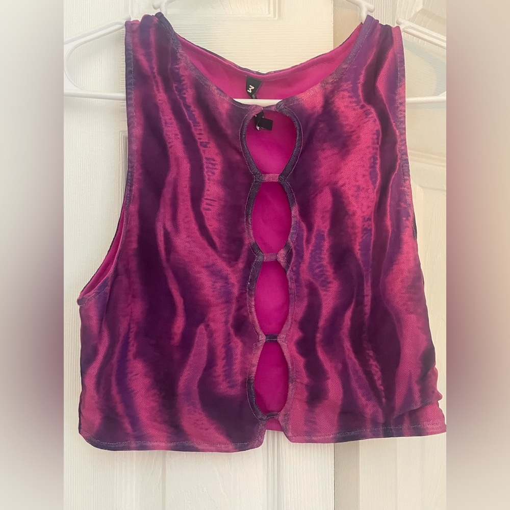 MOTEL ROCKS PINK BLACK TOP